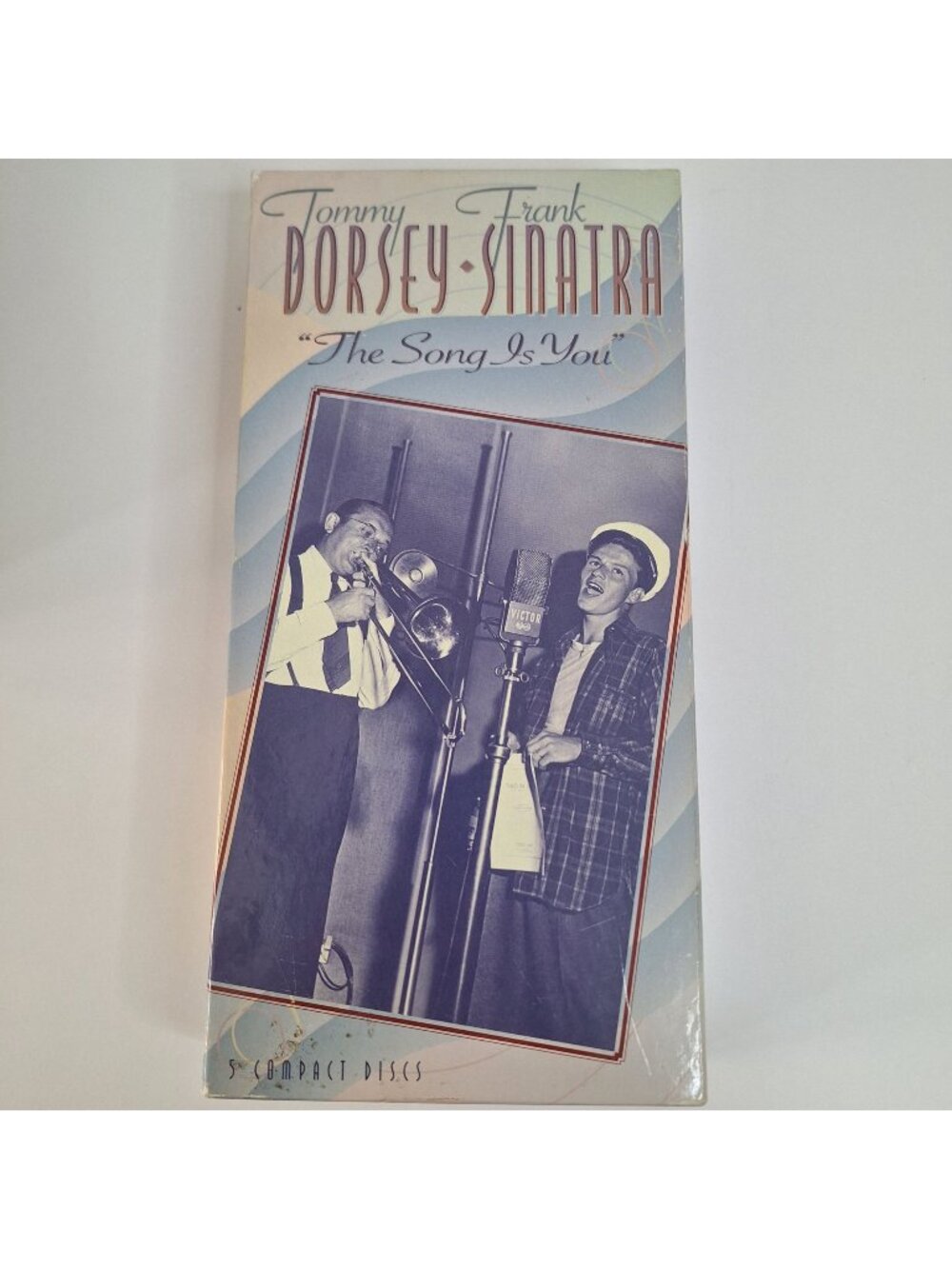 TOMMY DORSEY FRANK SINATRA "THE SONG IS YOU" RCA 5 DISC CD BOX SET WITH BOOK